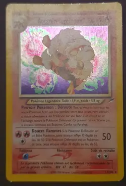 Carte Pokemon 12/105 Arcanin Lumineux Holo Neo Destiny Wizard FR - Image 2