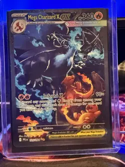 Mega Charizard X EX 125/094 Secret Rare🔥Phantasmal Flames NM Fresh Pull Pokemon - Image 1