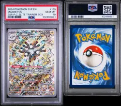 PSA 10 Magneton Pokemon Center Stamp ETB Promo SVP 159 Surging Sparks English - Image 3