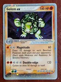 Golem ex - #91/97 - Pokemon Dragon (2003) - Ultra Rare Holo - E-Reader - Image 1