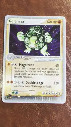 Golem ex - #91/97 - Pokemon Dragon (2003) - Ultra Rare Holo - E-Reader - Image 2