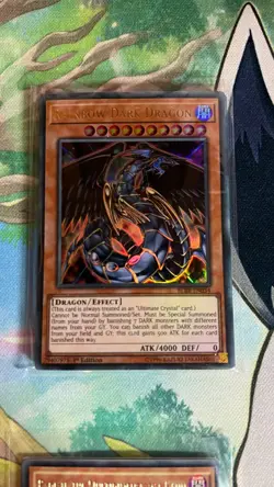 YuGiOh! Rainbow Dark Dragon BLRR-EN054 Ultra Rare 1st Edition NM - Image 1