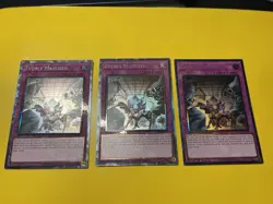 Yugioh 3x Evenly Matched Prismatic Collector Rare RA01-EN074 1st Ed Pack Fresh - Image 1