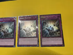 Yugioh 3x Evenly Matched Prismatic Collector Rare RA01-EN074 1st Ed Pack Fresh - Image 2