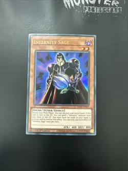 YUGIOH INFERNITY SAGE ULTRA RARE GFP2-EN017 1ST EDITION - Image 1