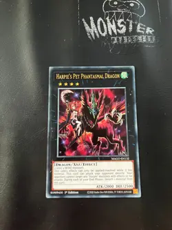 YUGIOH HARPIE'S PET PHANTASMAL DRAGON RARE MAGO-EN132 1ST EDITION - Image 1