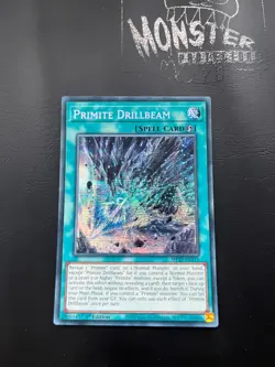 YUGIOH PRIMITE DRILLBEAM PRISMATIC SECRET RARE MP25-EN115 1ST EDITION - Image 1