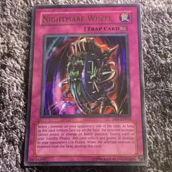 Yugioh Nightmare Wheel DR1-EN055 Ultra Rare - Image 1