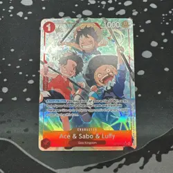 Ace & Sabo & Luffy Alt Art OP13-007 - One Piece TCG (ENG) Carrying On His Will - Image 1