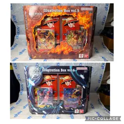One Piece TCG Illustration Box Vol 5 and Vol 6 Lot - Factory Sealed - Image 1