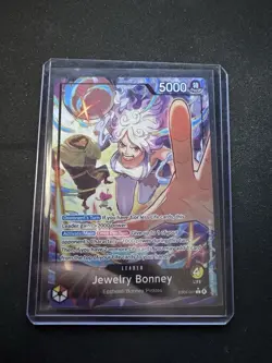 One Piece TCG EB04-001 Jewelry Bonney Alt Art Leader English OP15 - Image 1