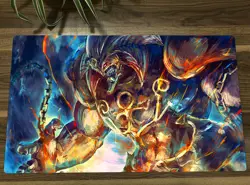 Ygomat Custom Playmat Exodia TCG CCG Mouse Pad Trading Card Game Mat Free Bag - Image 1