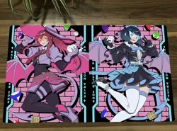 Ygomat OCG Playmat Evil☆Twin Kisikil & Lilla TCG CCG Card Game Mat Desk Pad Bag - Image 1