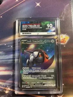Pokemon Scarlet & Violet Base Iron Treads EX Special Illustration Card Ace 10 - Image 1