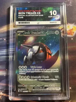 Pokemon Scarlet & Violet Base Iron Treads EX Special Illustration Card Ace 10 - Image 2