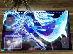 Digimon Duel Playmat Omnimon DTCG CCG Mat Trading Card Game Mat Pad Free Bag - Image 1