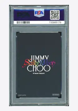Jimmy Choo Sailor Moon PSA10 Moon/Chibi Moon Collector Card 2024 #11 English - Image 2
