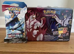 🔥 Pokemon Spring 2021 Collector's Chest Battle Styles Lunchbox & Booster Pack - Image 1