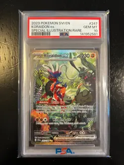 2023 Pokemon SV - Koraidon ex 247/198 Special Illustration Rare PSA10 - Image 1