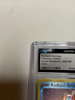 Pokemon Radiant Greninja 046/189 Astral Radiance Radiant Rare Holo CGC 9.5 - Image 4