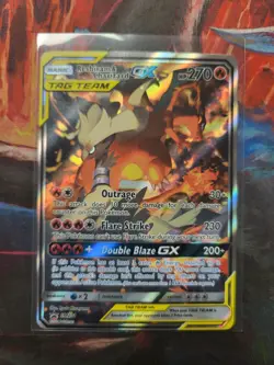 Pokemon Reshiram & Charizard GX Tag Team SM201 Black Star Promo - Image 1