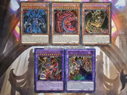 Yugioh Sacred Beasts Set Raviel Uria Hamon Armityle Chaos Phanta **HOT** + Bonus - Image 1