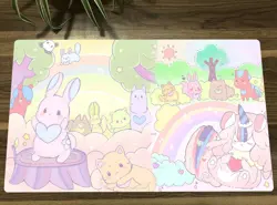 Ygomat Playmat Melffy Deck TCG CCG Mat Mouse Pad Trading Card Game Mat Free Bag - Image 1