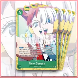 ONE PIECE TCG: NEW GENESIS ST16 ST11-004 SR x4 GREEN Starter Deck Uta 🔥 - Image 1