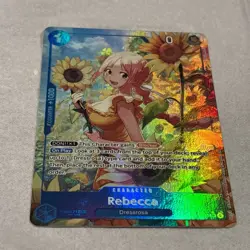 Rebecca OP15-053 SR Alt Art Parallel English One Piece TCG Adventure Kami Island - Image 4