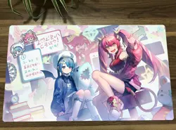 Ygomat Playmat Live☆Twin Kisikil & Lilla TCG CCG Pad Trading Card Game Play Mat - Image 1