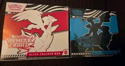 Pokemon Black Bolt and White Flare Elite Trainer Box ETB Set of 2 FACTORY SEALED - Image 1