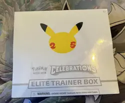 Pokemon TCG: 25th Anniversary Celebrations Elite Trainer Box (2021) Sealed ETB - Image 1