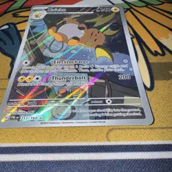 Pokemon TCG Raichu Card 211/193 Paldea Evolved Illustration Rare Full Art Holo - Image 2