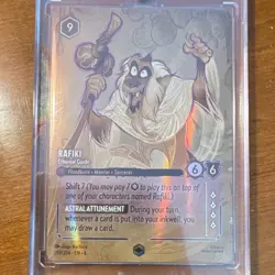 Disney Rafiki - Ethereal Guide Foil Lorcana TCG Character Card 208/204 Enchanted - Image 1