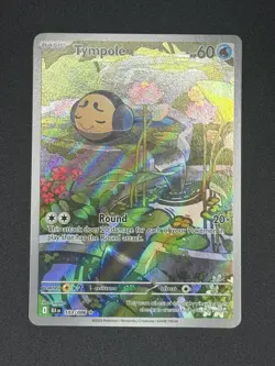 Pokemon TCG Tympole 103/086 - English Black Bolt Illustration Rare Card - Image 1