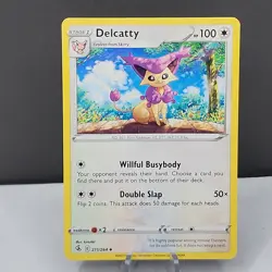 Pokemon TCG Delcatty 211/264 Sword & Shield Fusion Strike Holo Card - Image 1