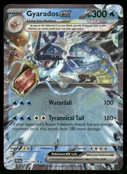 Pokemon Cards Gyarados ex 045/198 Scarlet & Violet Double Rare NM - Image 1