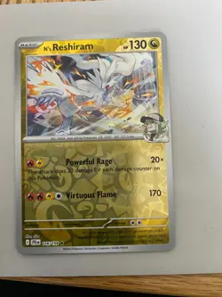 Pokemon Card - Journey Together - REVERSE HOLO - RESHIRAM 116/159 - Image 1
