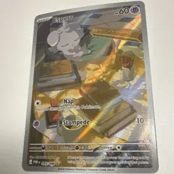 Pokemon Espurr 095/088 POR Full Art Holo Psychic Card EN 2026 Basic - Image 1