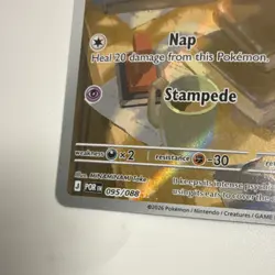 Pokemon Espurr 095/088 POR Full Art Holo Psychic Card EN 2026 Basic - Image 2