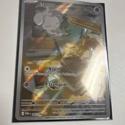 Pokemon Espurr 095/088 POR Full Art Holo Psychic Card EN 2026 Basic - Image 5