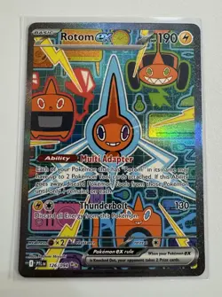 Pokemon Rotom EX 126/094 Me02: Phantasmal Flames Full Art Holo SIR Card - Image 1