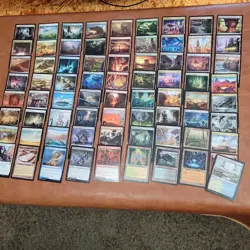 73 NONBASIC LANDS useful fun COLLECTION Lot of ALL Different Magic MTG Cards - Image 1