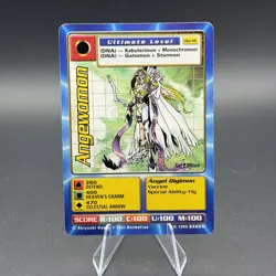 Angewomon BO-16 1st Edition Digimon Card 2000 Bandai Series 1 Digi-Battle - Image 1
