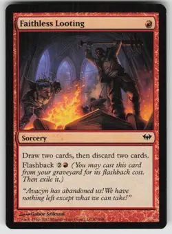 Faithless Looting C Dark Ascension 87 MTG - Image 1