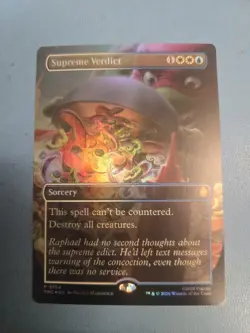 Supreme Verdict Mtg Tmnt Pizza Promo TMT Foil Nm - Image 1