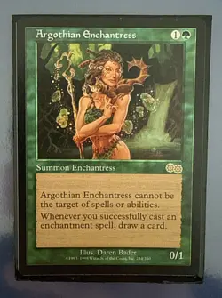 Magic The Gathering MTG Argothian Enchantress 234 SP Urza's Saga! Rare NM+ - Image 2