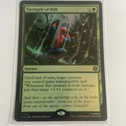 MTG: Spider-Man - Strength of Will(Foil) - 0118 - Rare - NM - Image 1