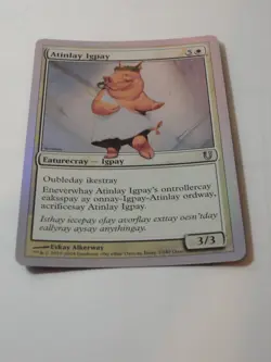 MTG - FOIL - Atinlay Igpay - Unhinged - NM - Image 3