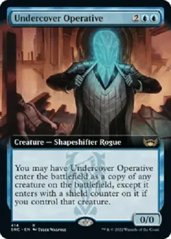 MTG magic 1x Undercover Operative EXTENDED FOIL (M/NM) Streets of New Capenna - Image 1
